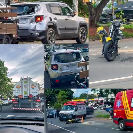 Colisão entre moto e Jeep tira a vida de homem na Rodovia Nagib Chaib