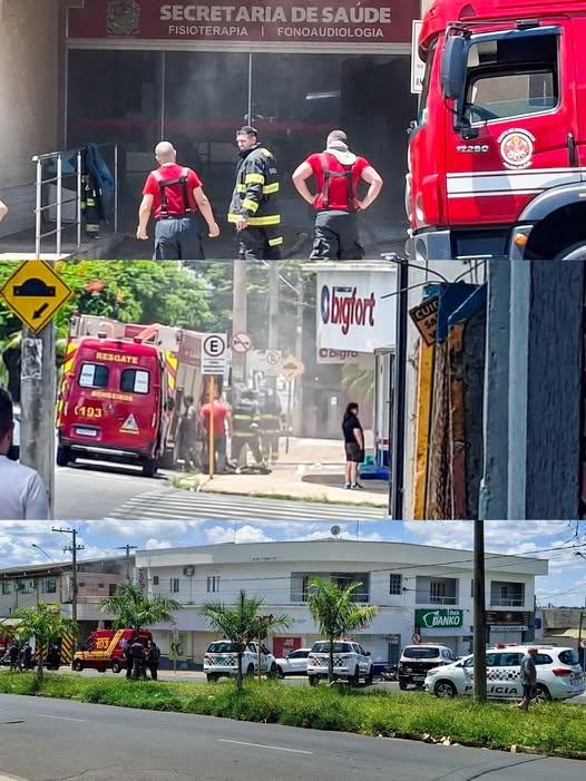 Incêndio no Cem de Mogi Guaçu.